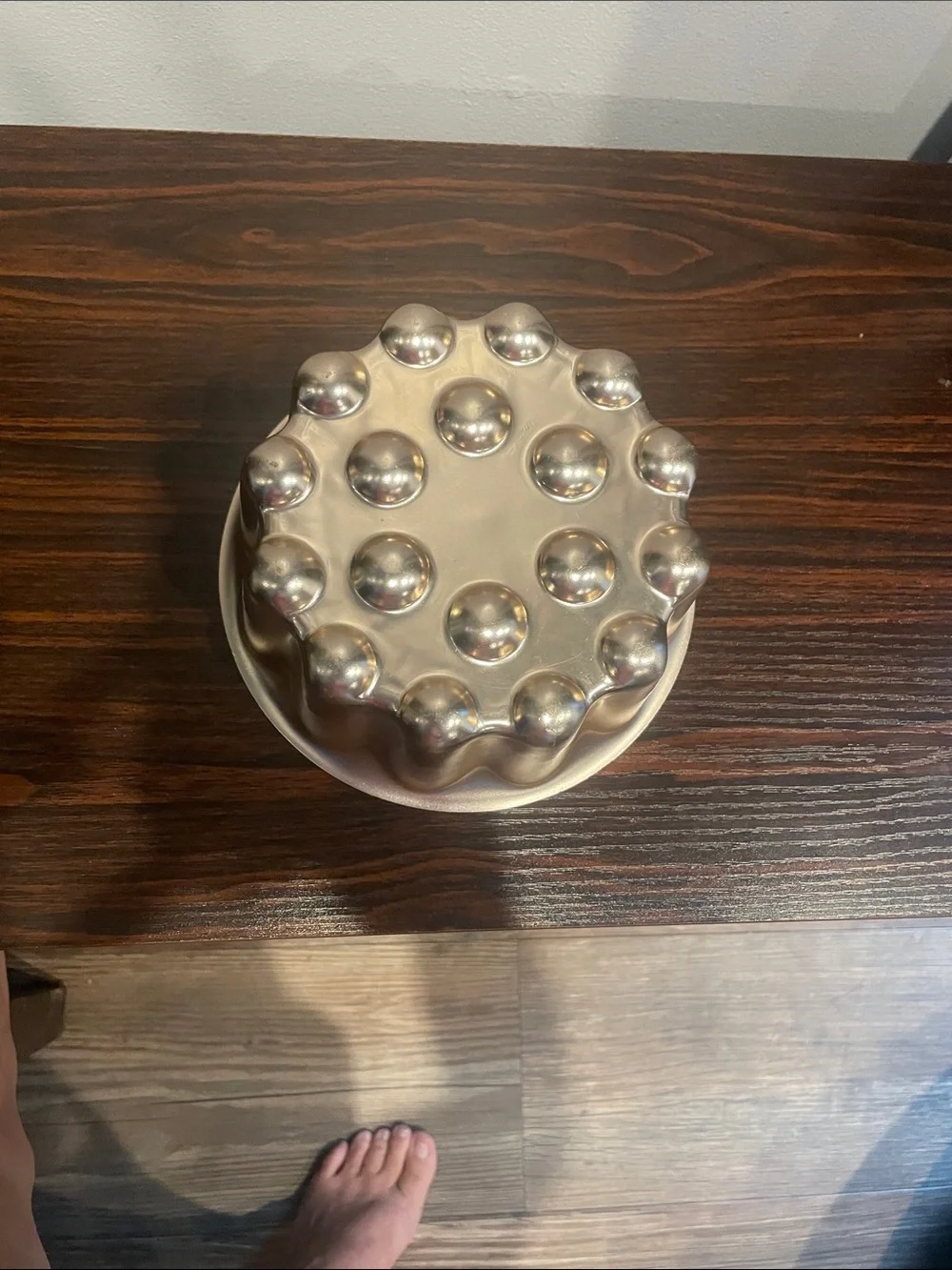 Copper bubble mold